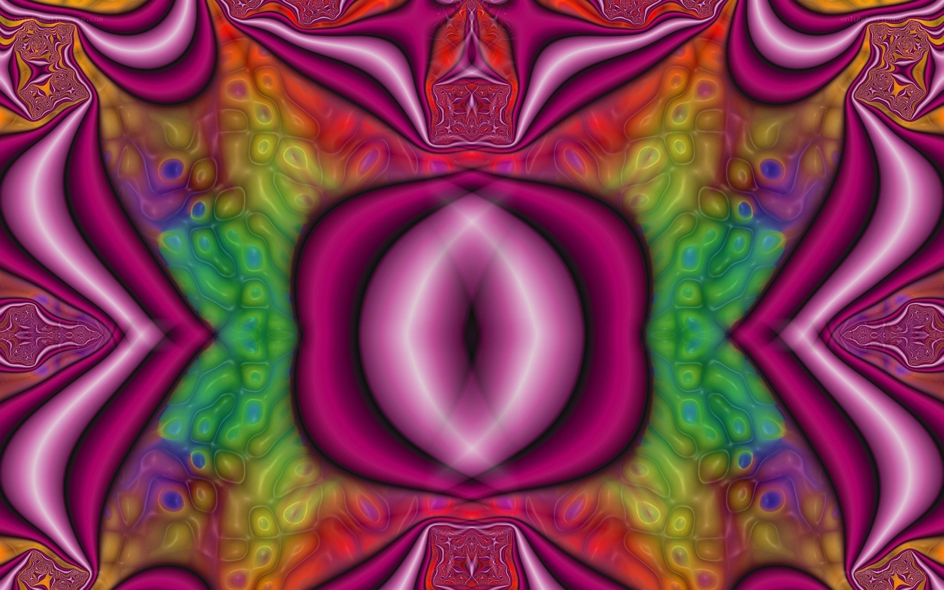 vibrant fractal pattern
