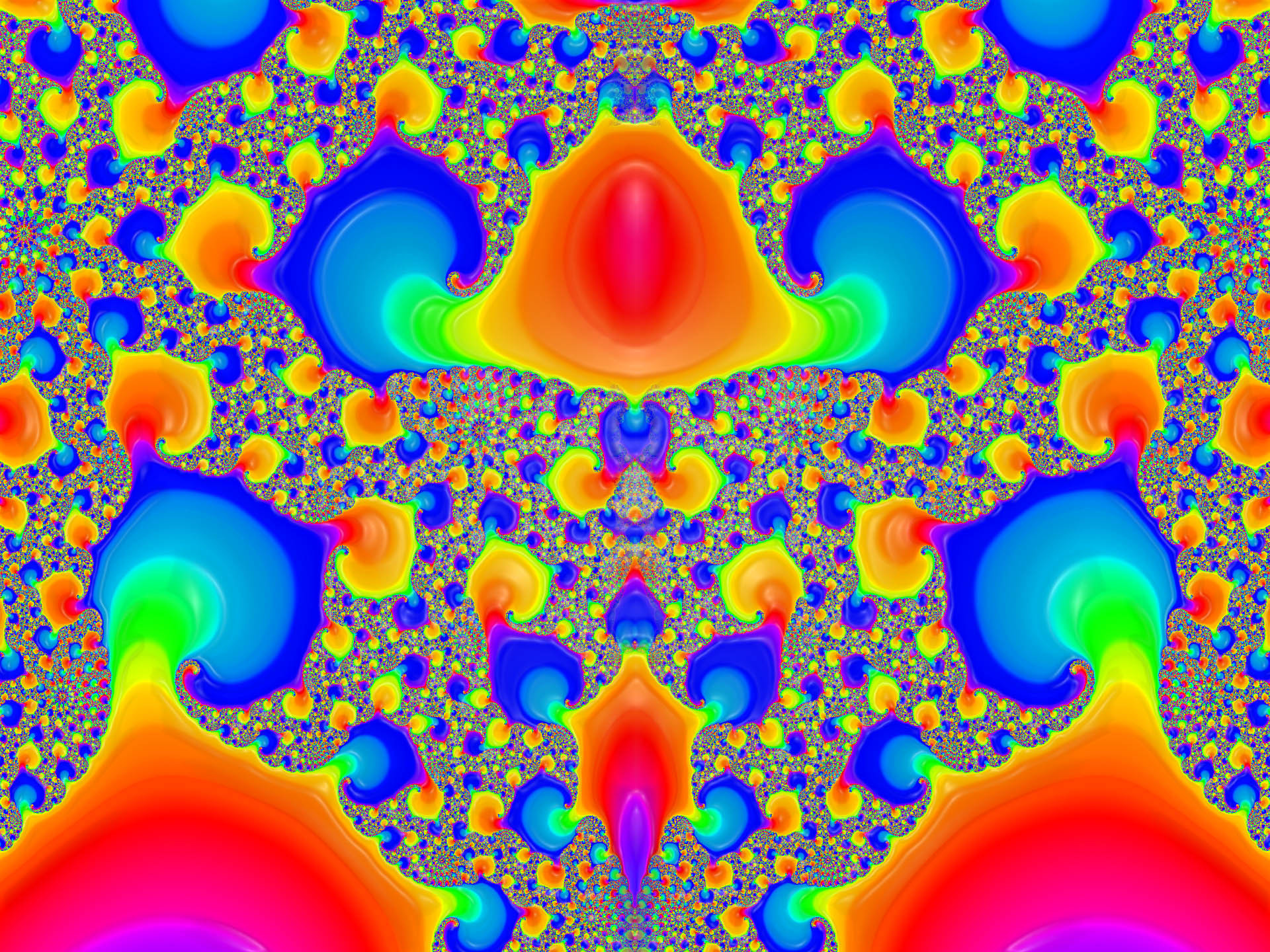 vibrant fractal pattern