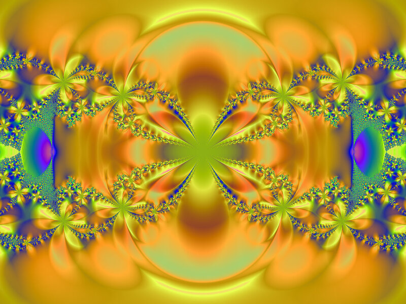 vibrant fractal pattern