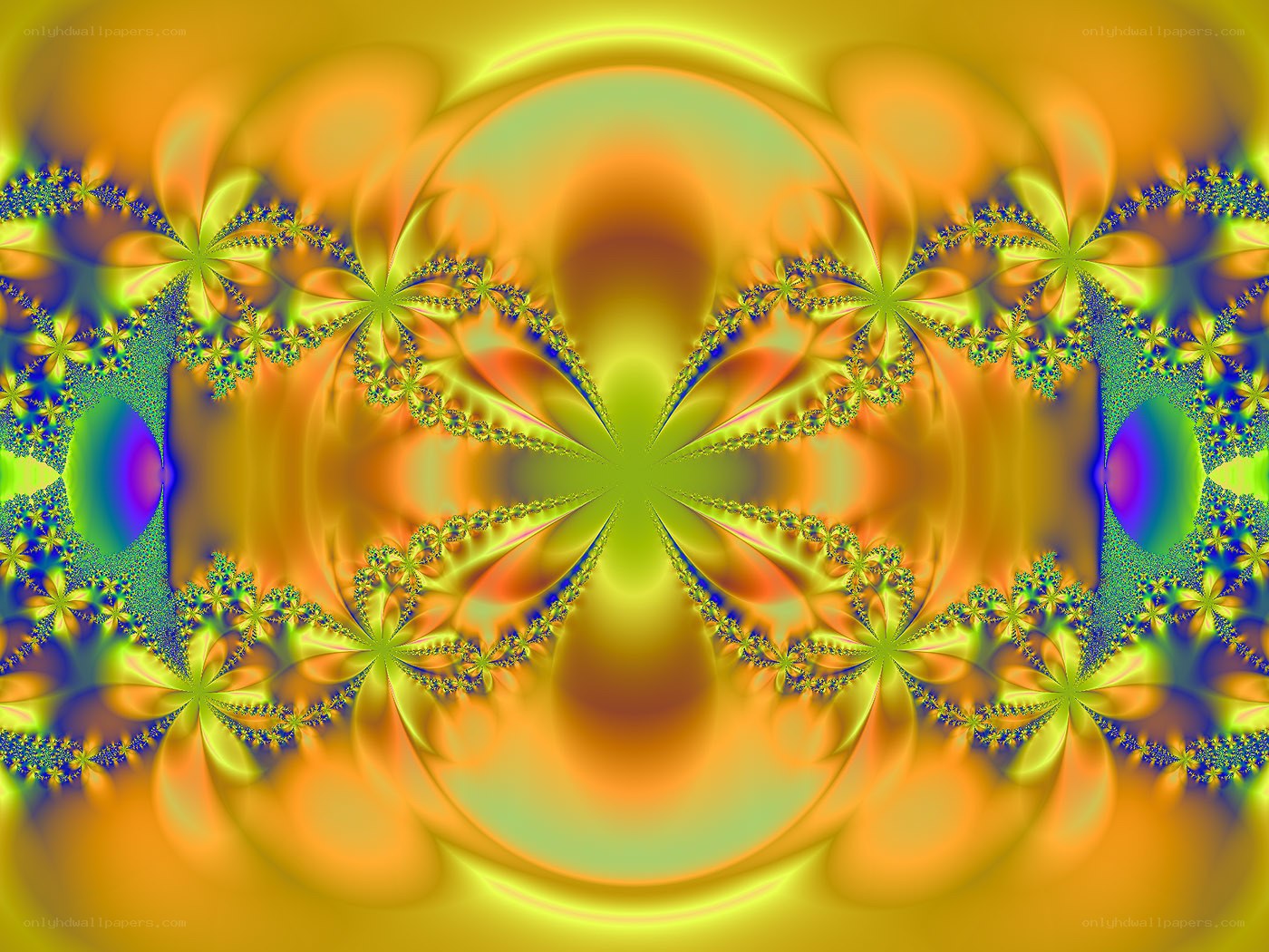 vibrant fractal pattern