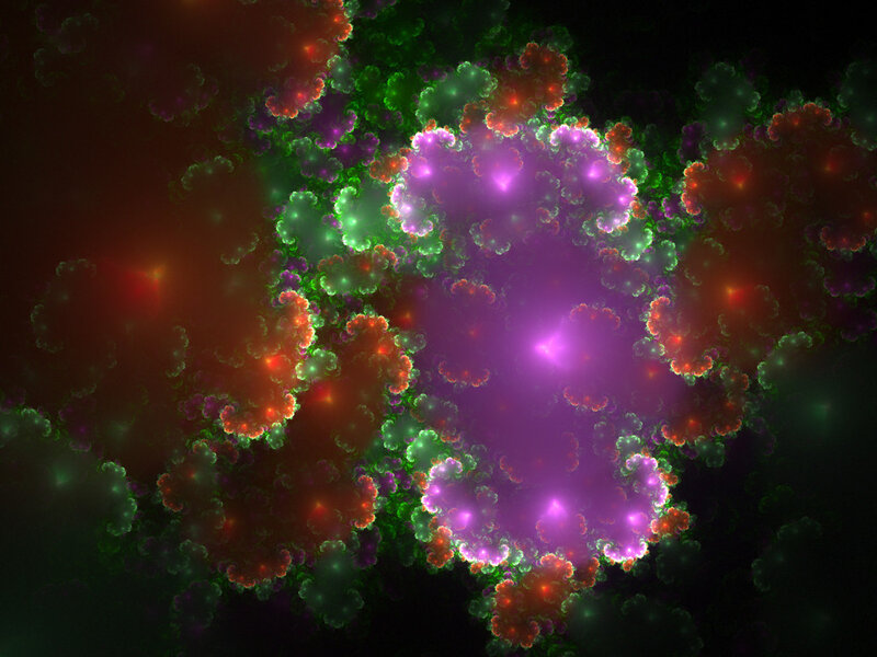 vibrant fractal pattern