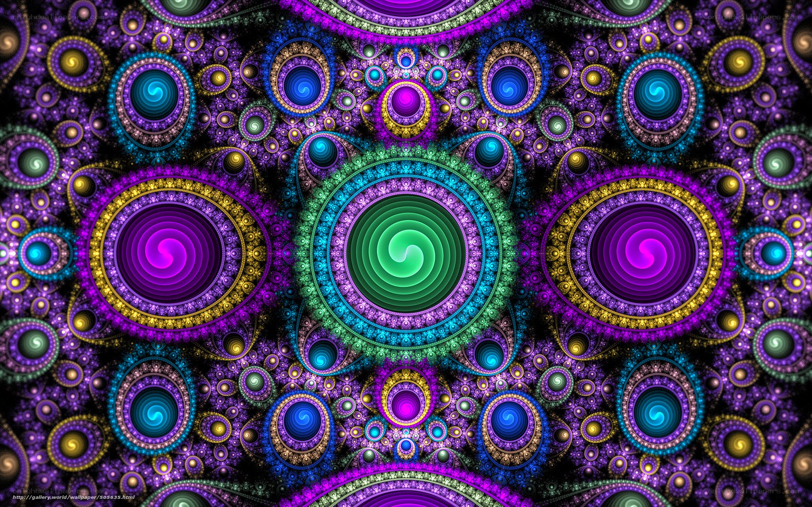 vibrant fractal pattern