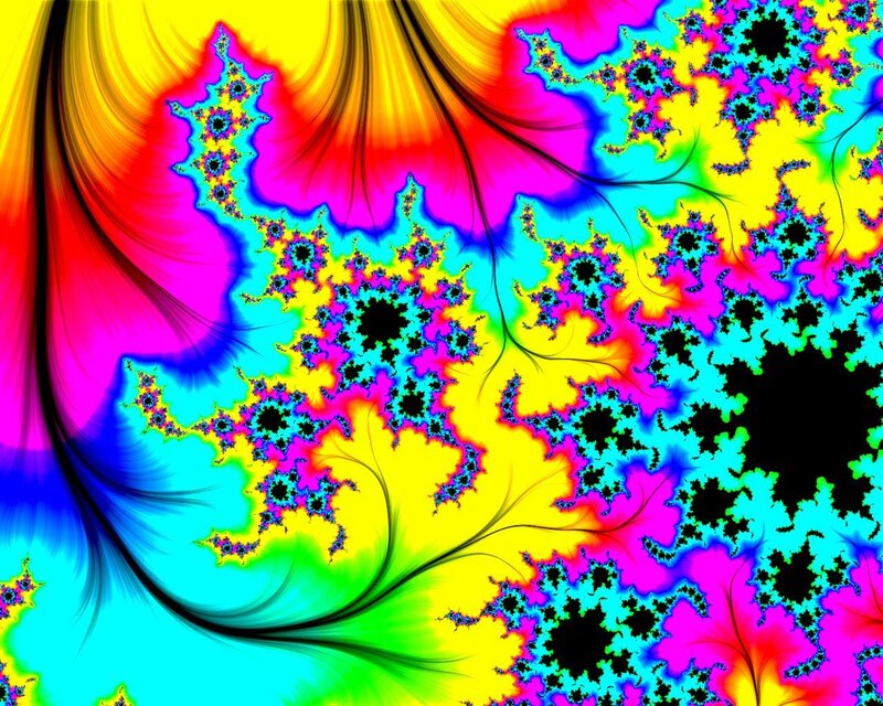 vibrant fractal pattern
