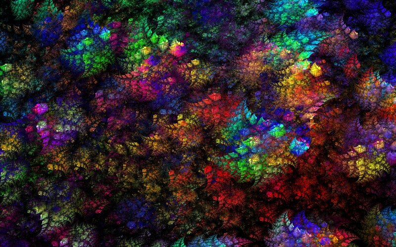 vibrant fractal pattern