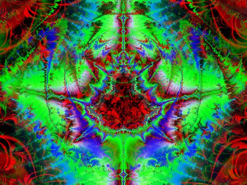 vibrant fractal pattern