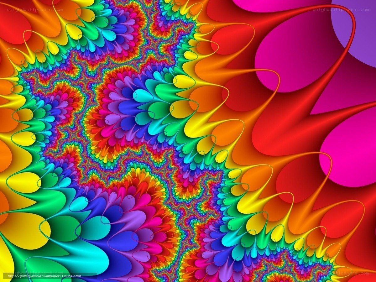 vibrant fractal pattern