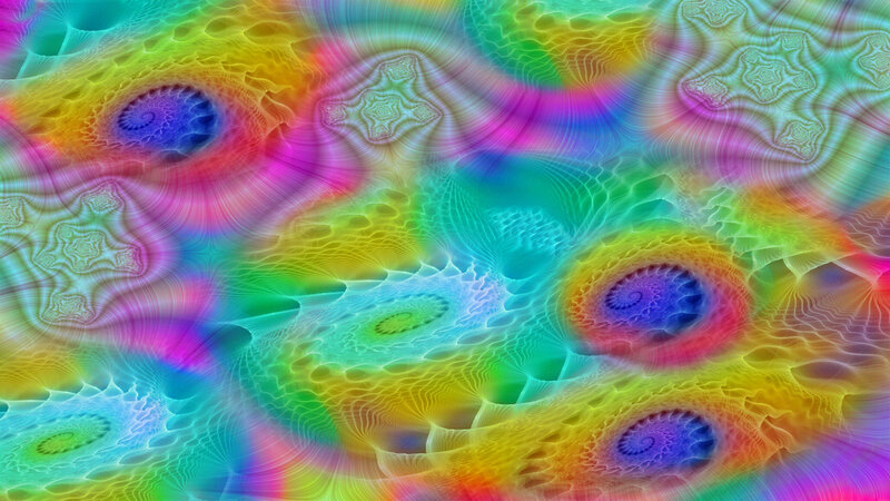 vibrant fractal patterns