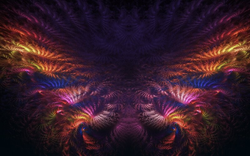 vibrant fractal patterns