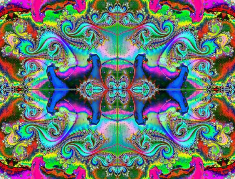 vibrant fractal symmetry
