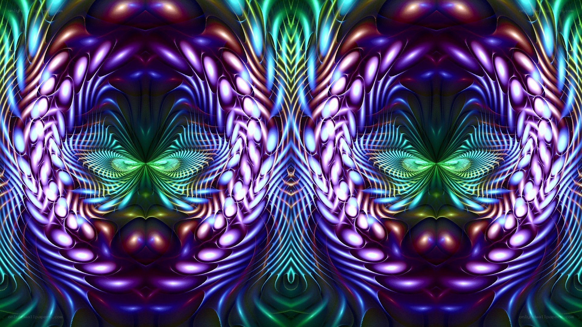 vibrant fractal symmetry