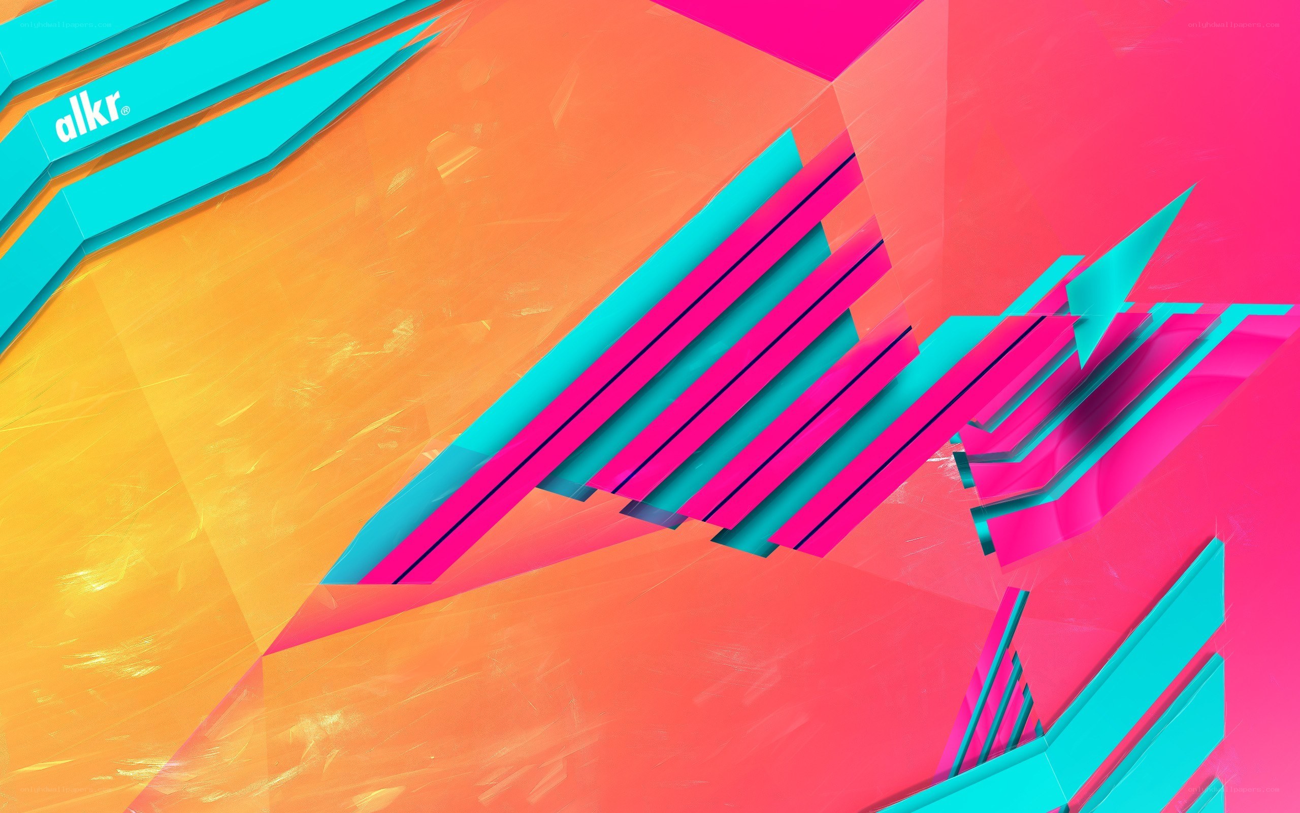 vibrant geometric abstract art