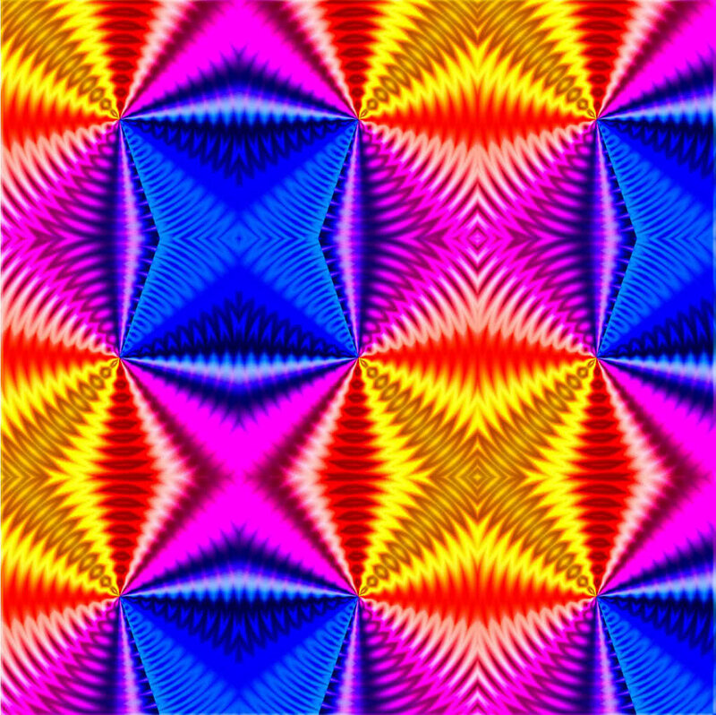vibrant geometric pattern