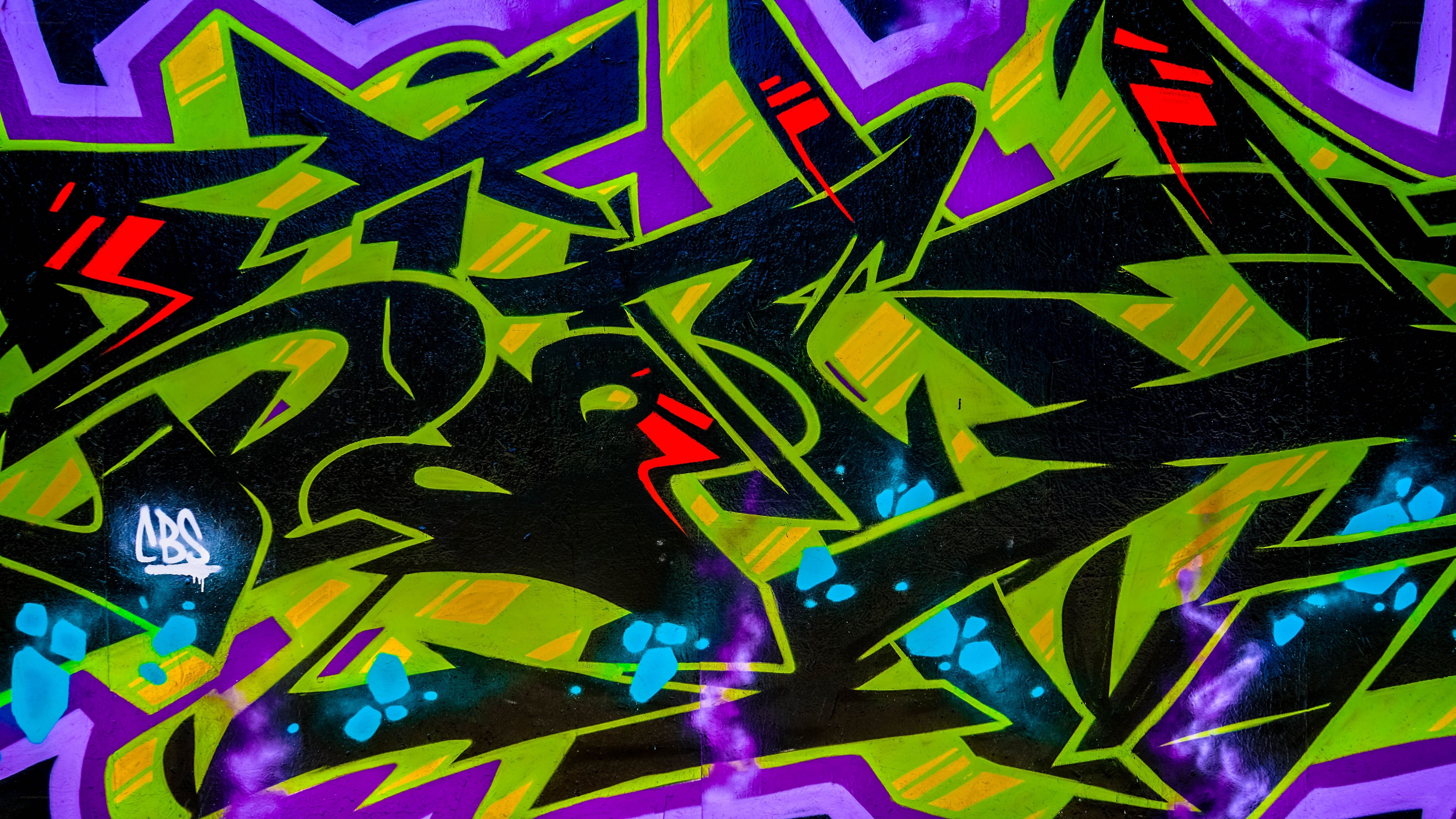 vibrant graffiti art