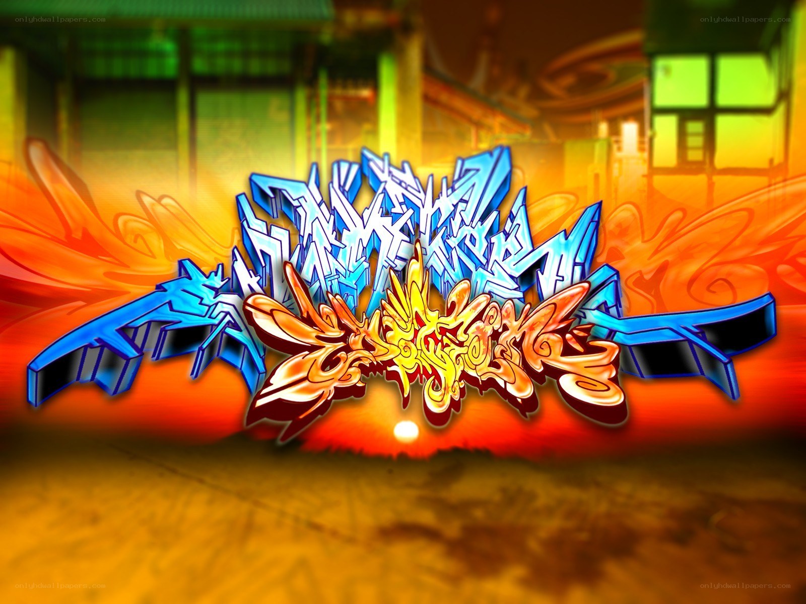 vibrant graffiti art
