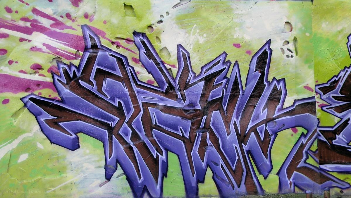 vibrant graffiti art on wall