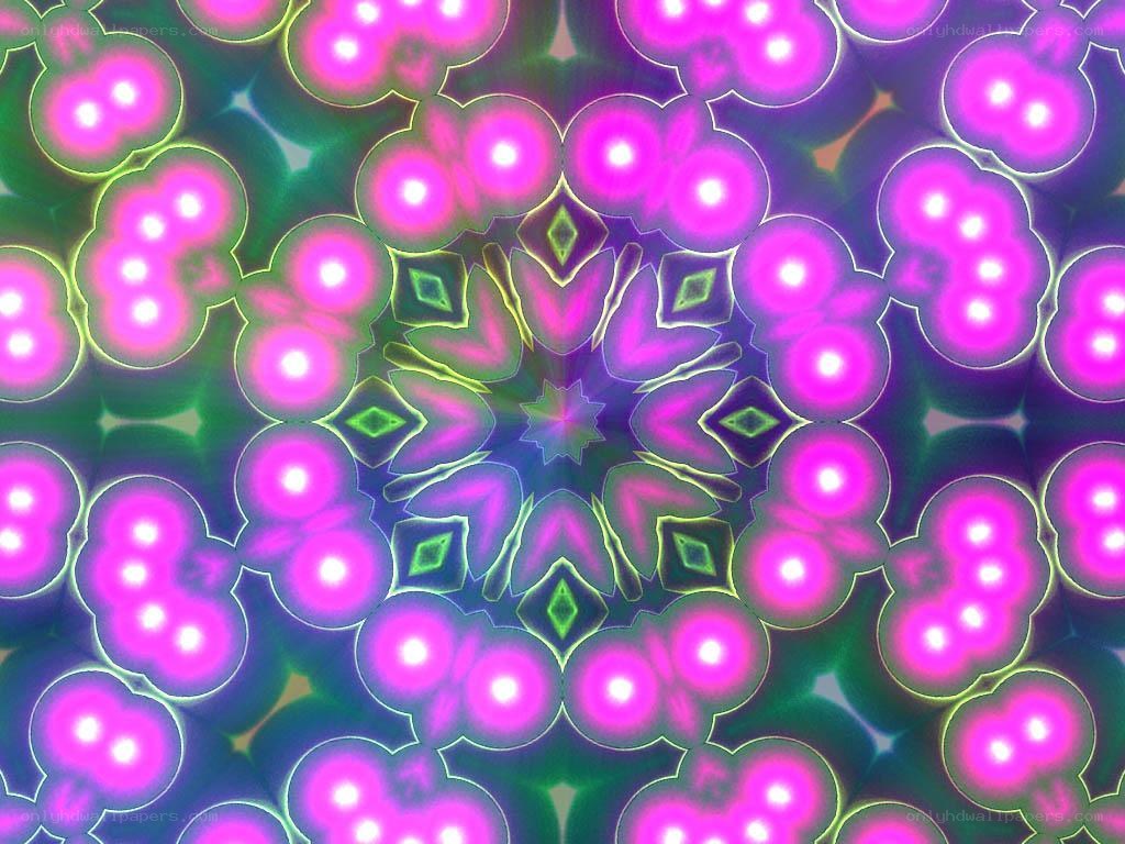 vibrant kaleidoscopic pattern