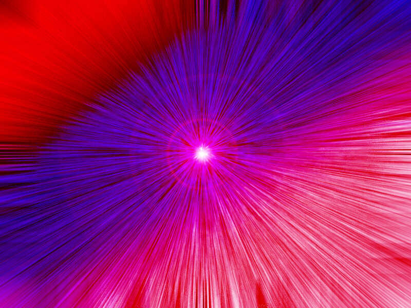 vibrant light burst