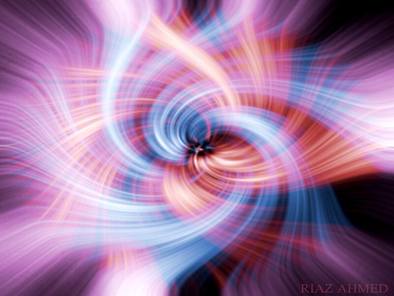 vibrant light swirl
