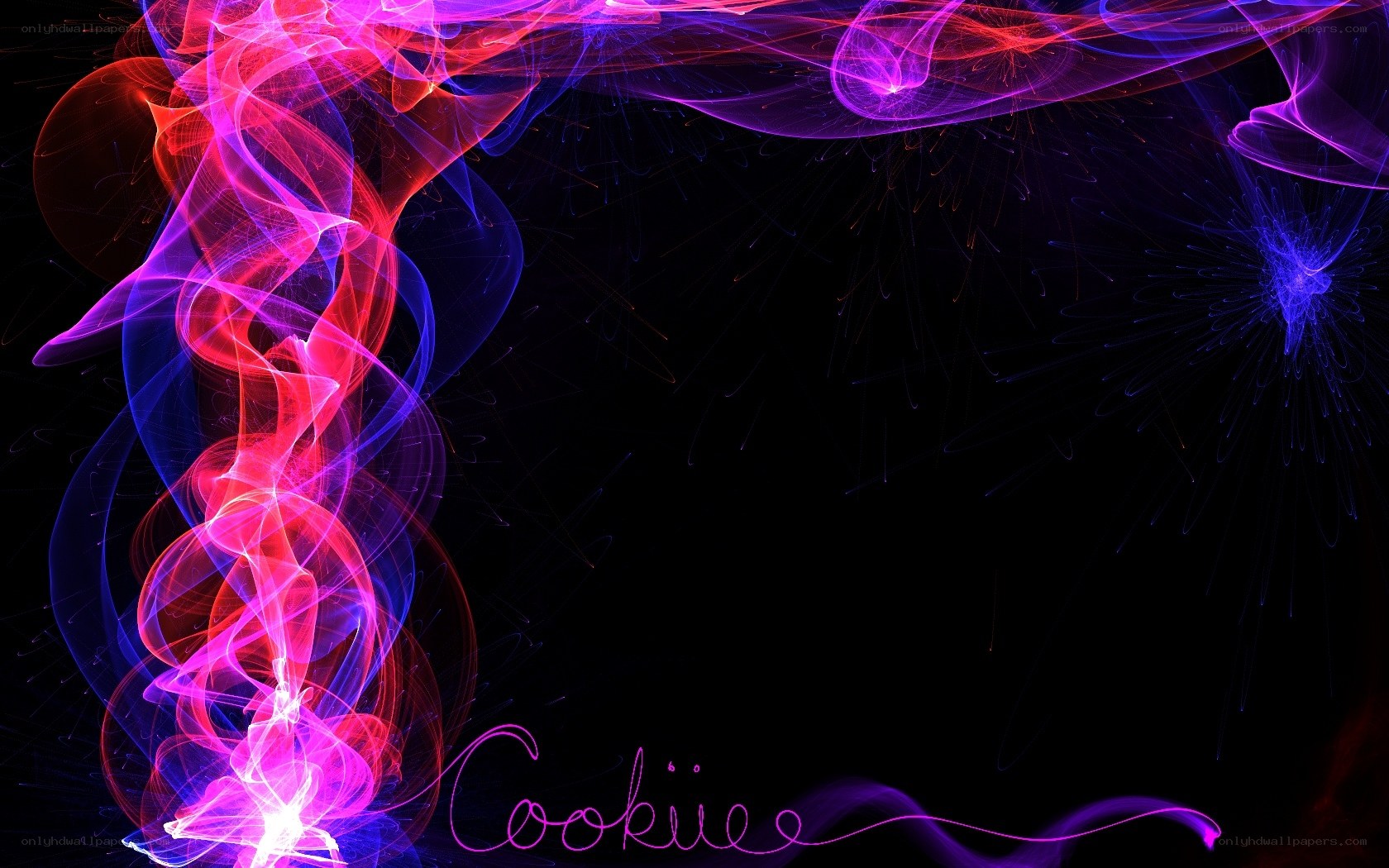 vibrant light swirls