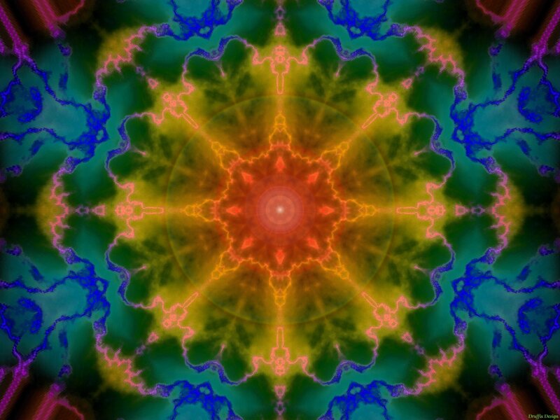 vibrant mandala pattern