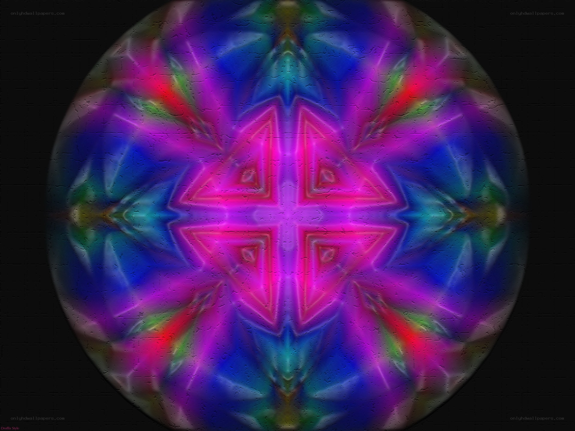 vibrant mandala pattern