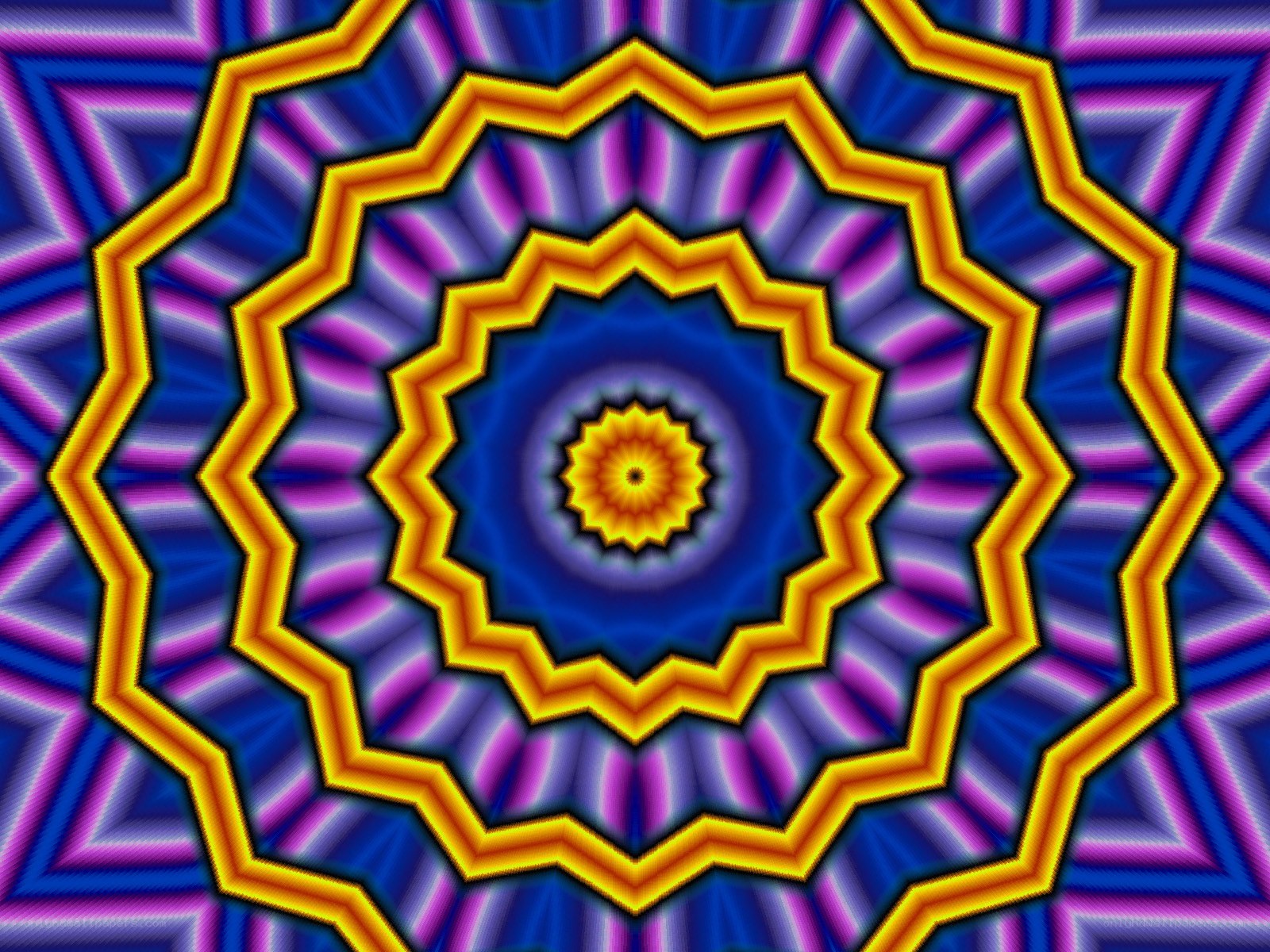 vibrant mandala pattern