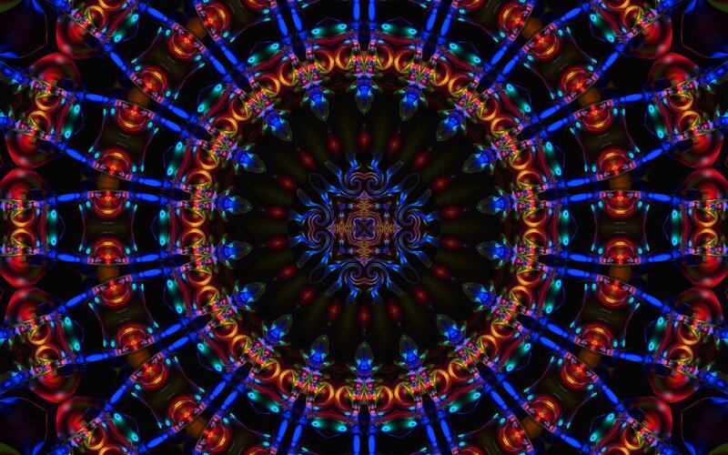 vibrant mandala pattern