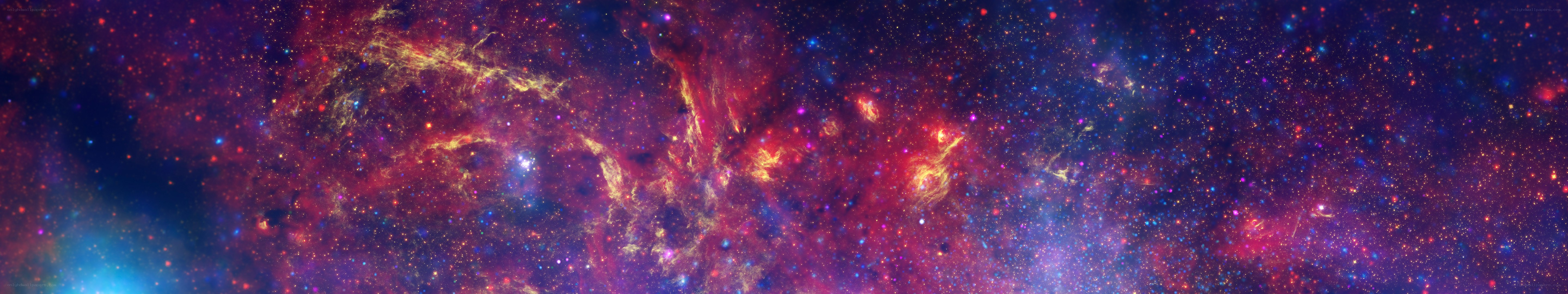 vibrant nebula in deep space