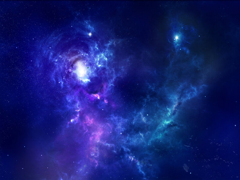 vibrant nebula in deep space