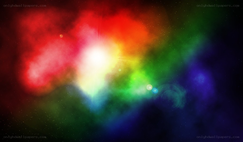 vibrant nebula in space
