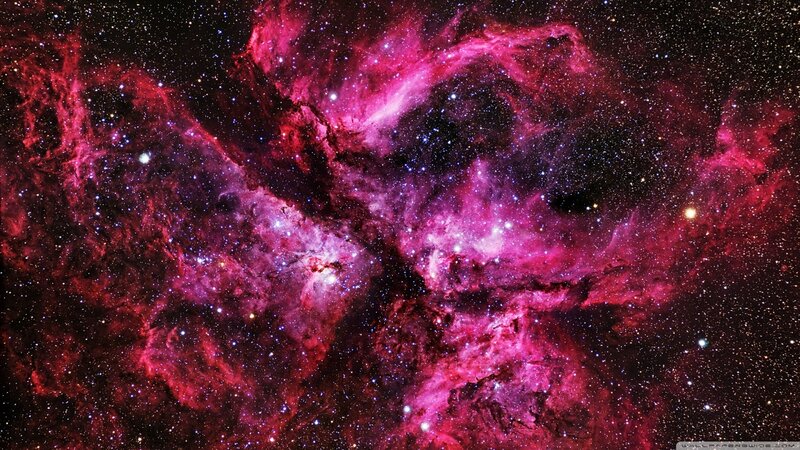 vibrant nebula in space