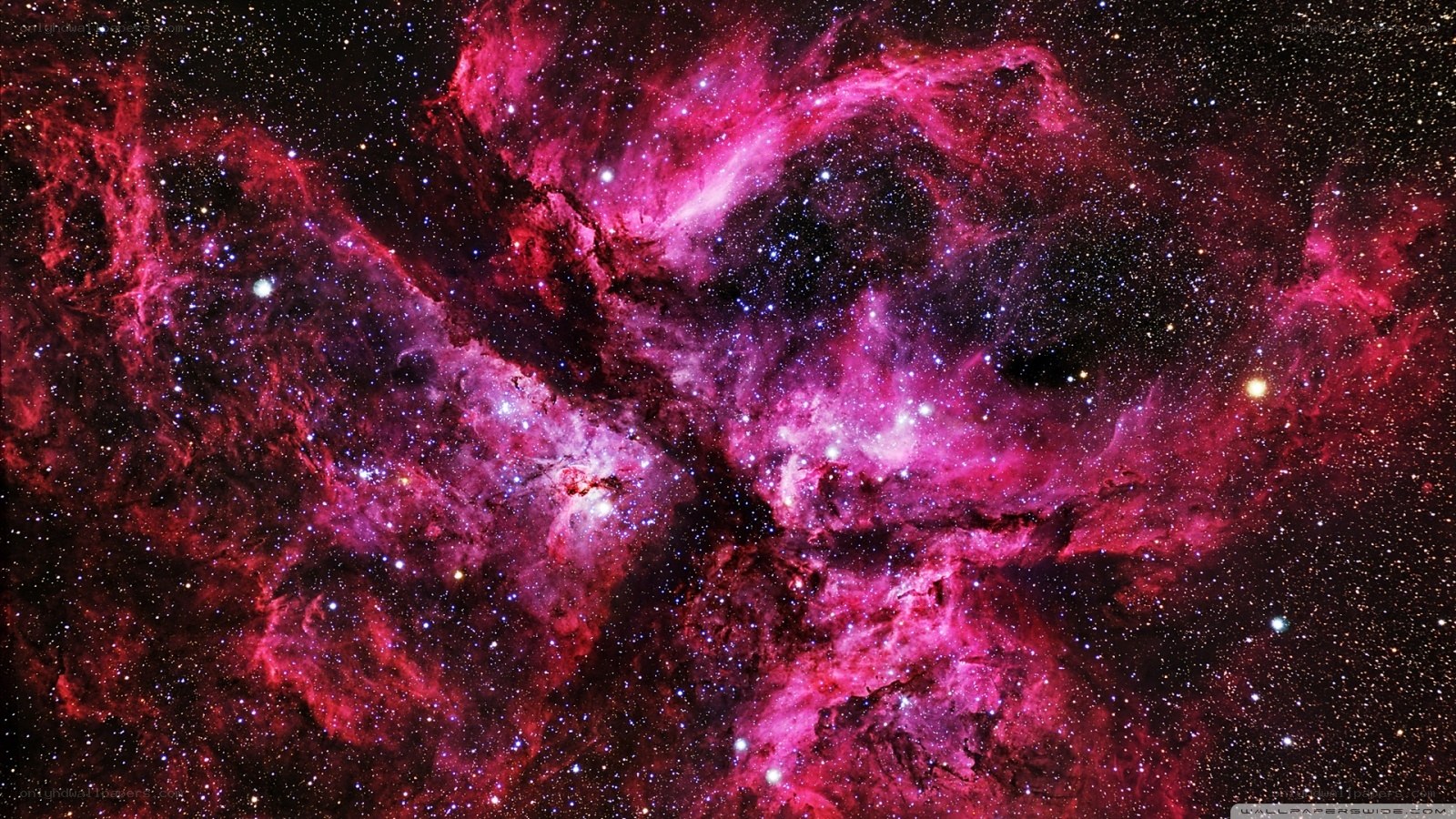 vibrant nebula in space