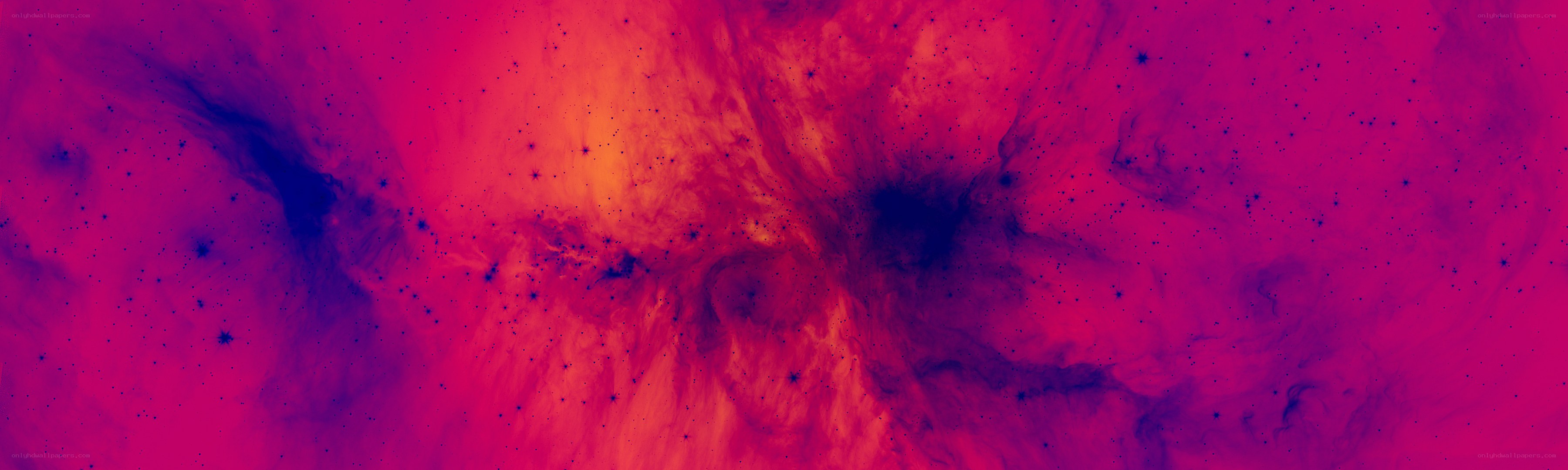 vibrant nebula in space