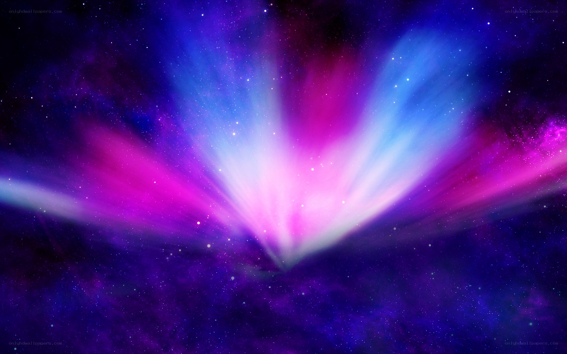 vibrant nebula in space