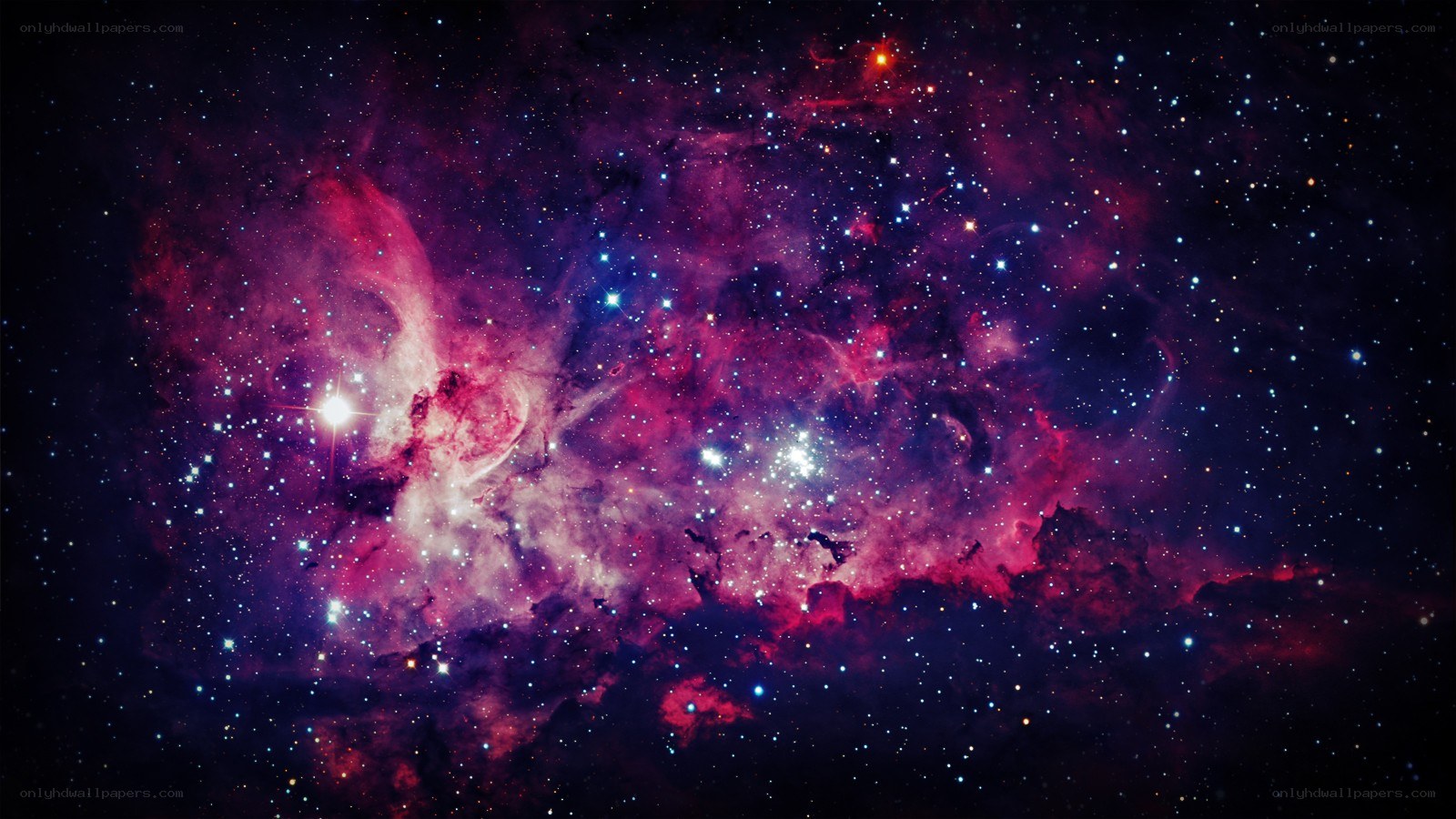 vibrant nebula in space
