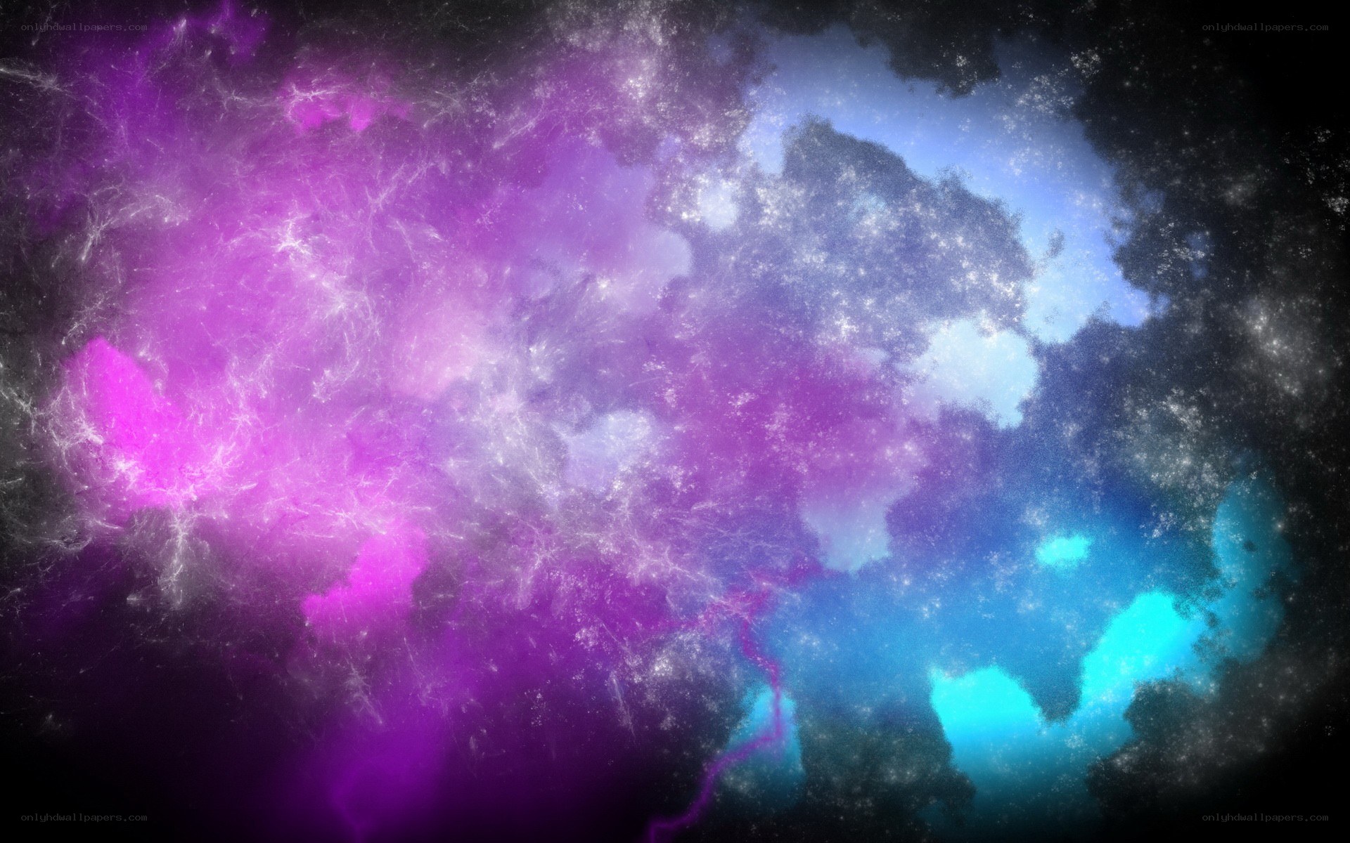 vibrant nebula in space