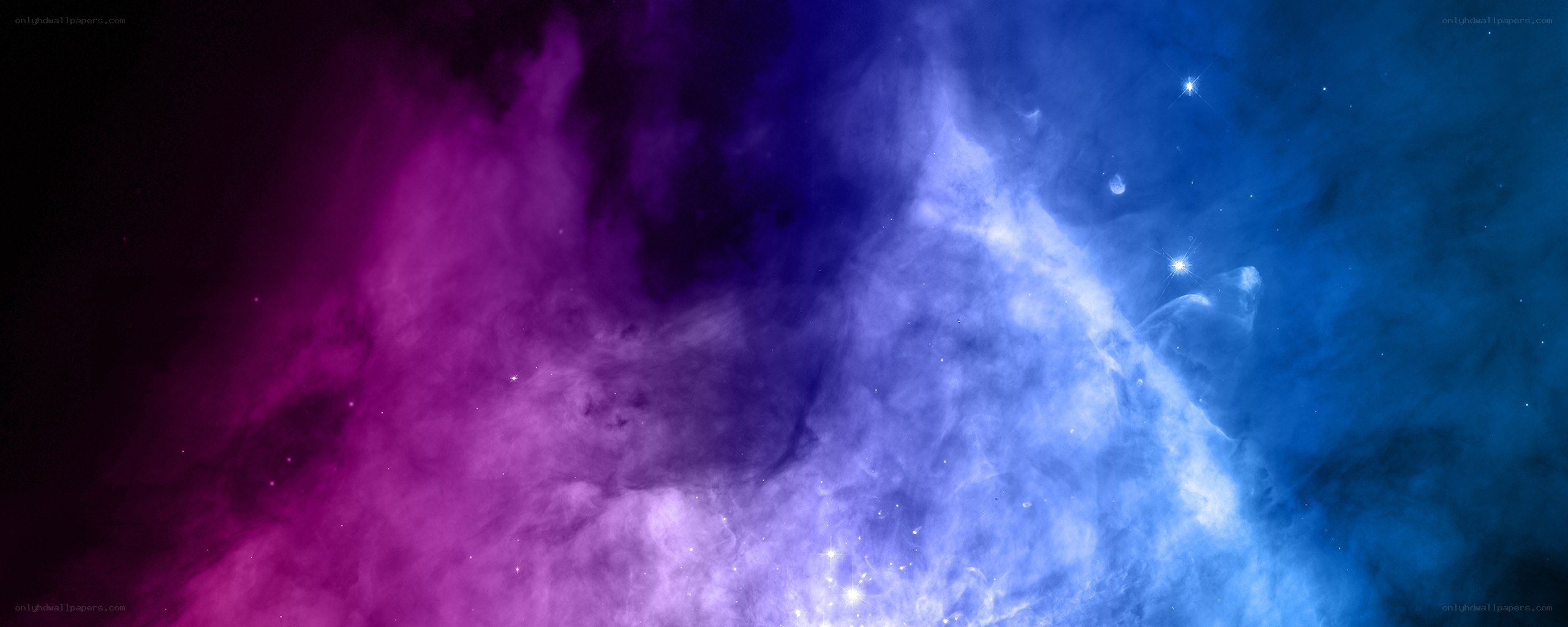vibrant nebula in space