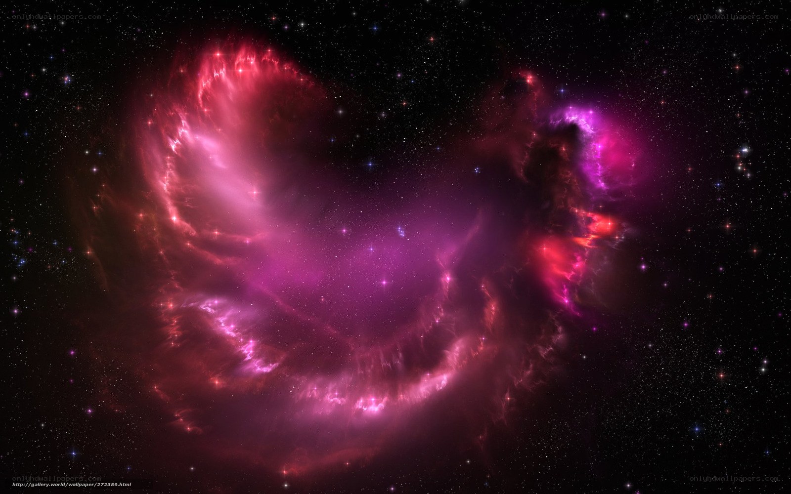 vibrant nebula in space