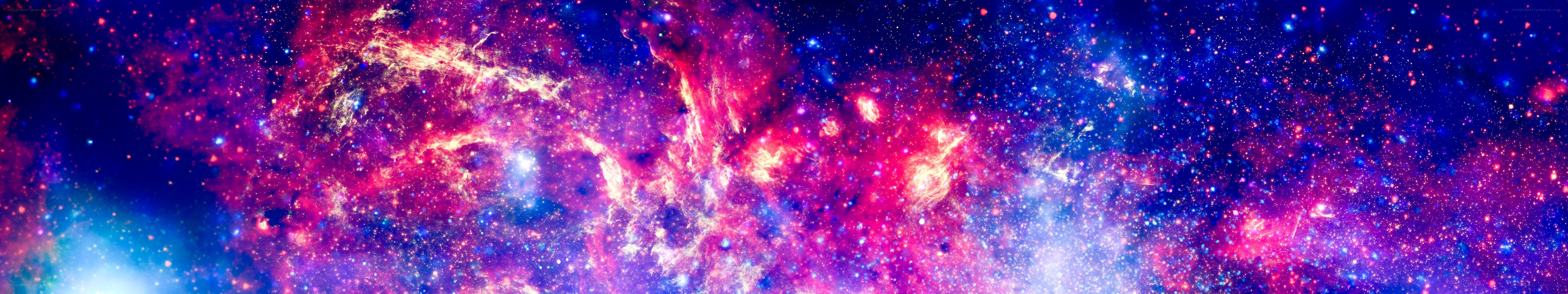 vibrant nebula in space
