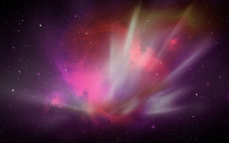 vibrant nebula in space