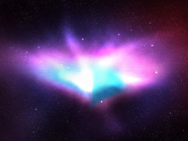 vibrant nebula in space