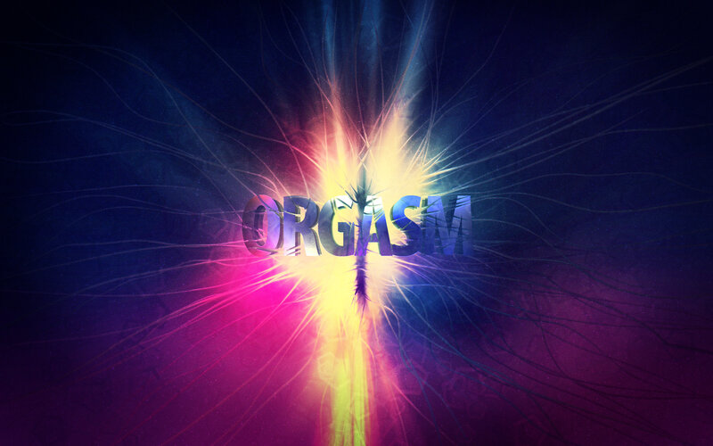 vibrant orgasm text art