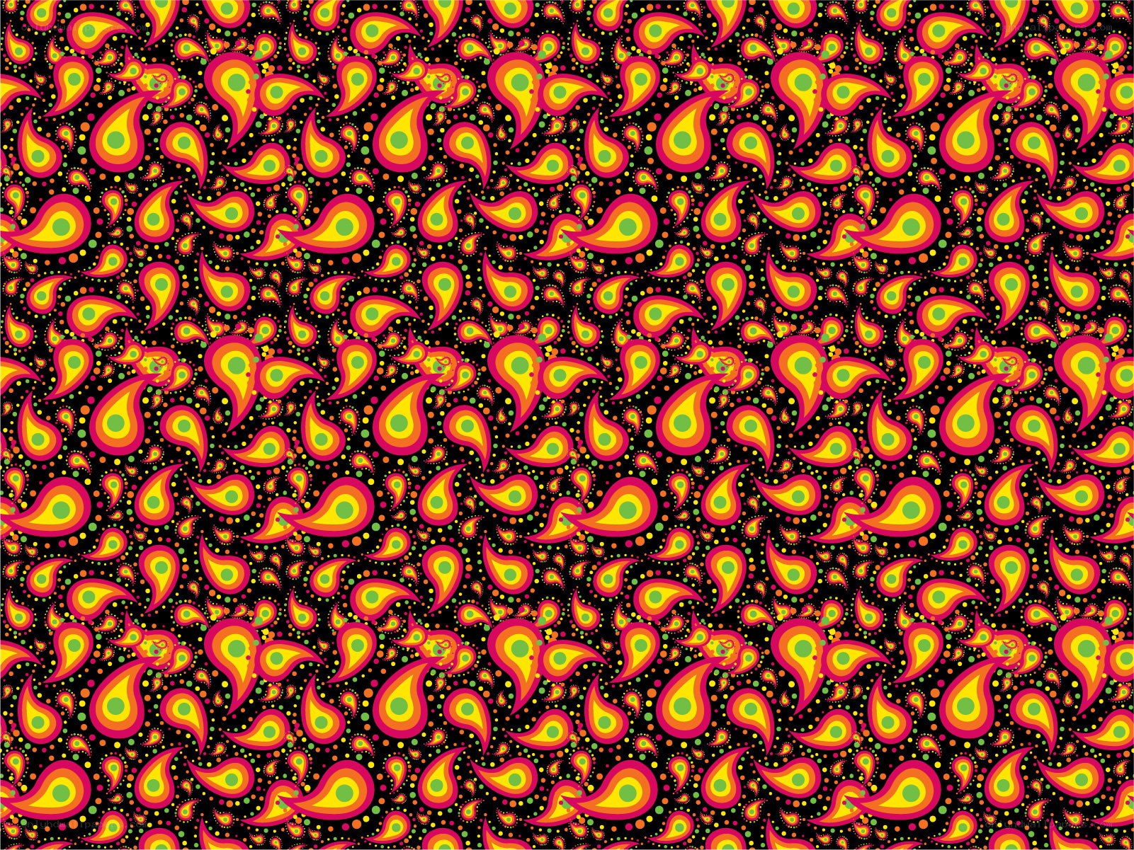 vibrant paisley pattern