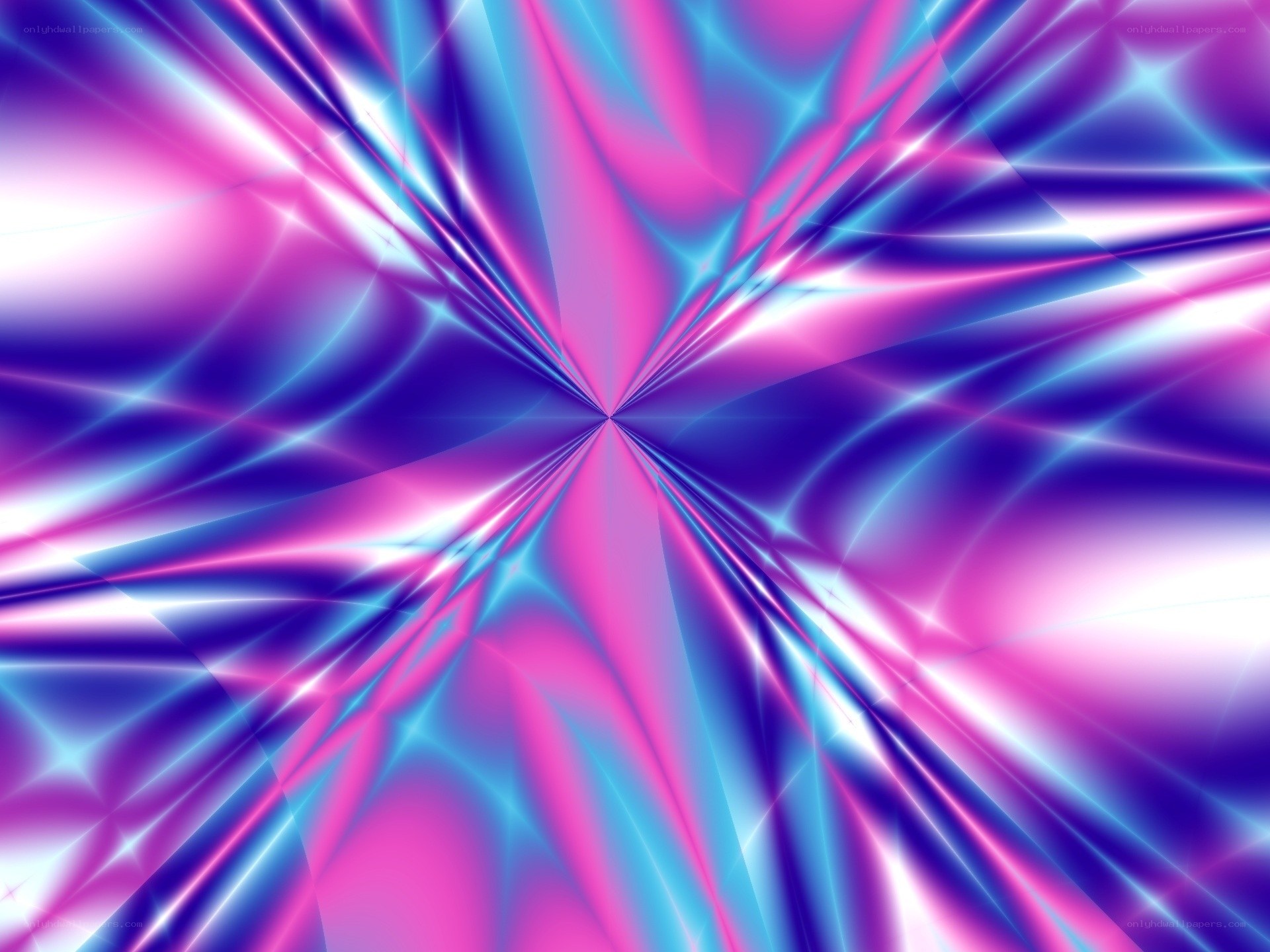 vibrant pink and blue abstract