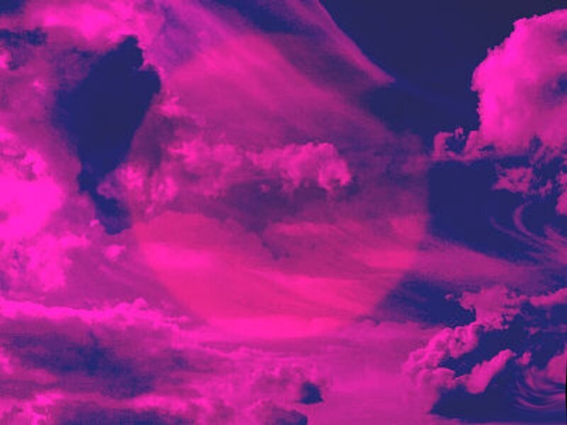 vibrant pink and purple clouds