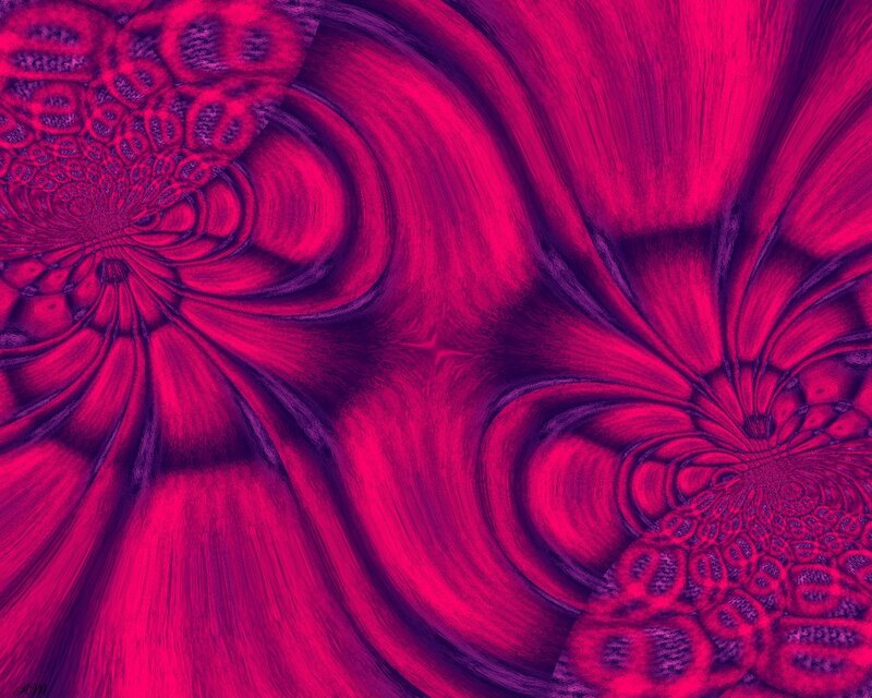 vibrant pink fractal patterns