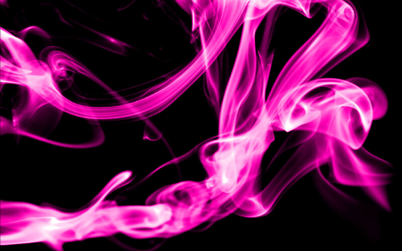 vibrant pink smoke swirls