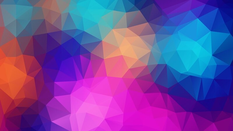 vibrant polygonal color gradient