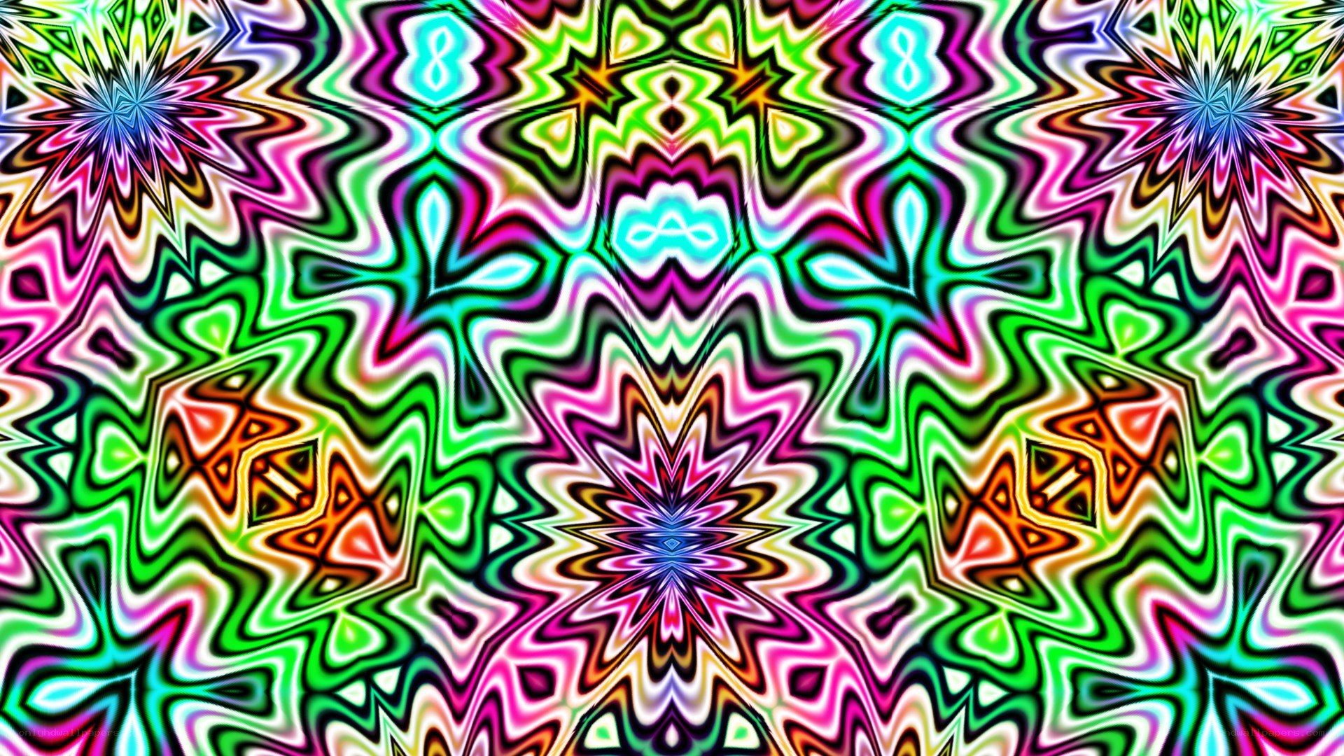 vibrant psychedelic pattern