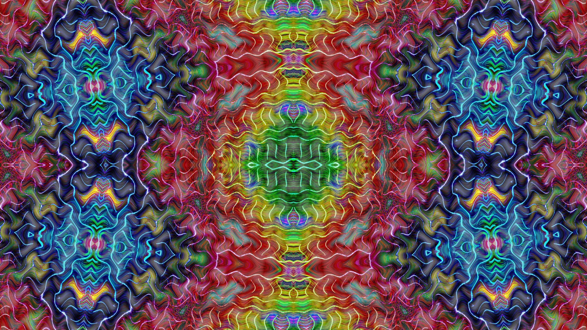 vibrant psychedelic pattern
